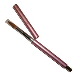 Acrylic Brush Metal With Crystal Pink -#8 Oval